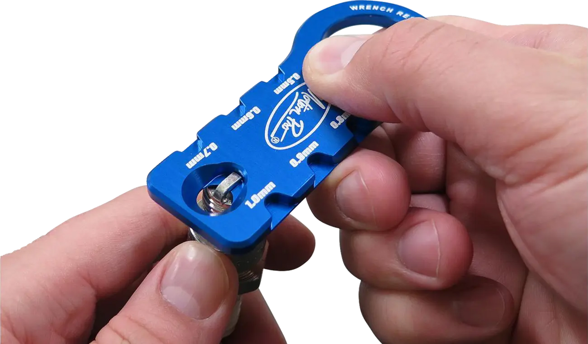 Motion Pro Spark Plug Gap Tool Blue Anodized 0.5-1.0mm