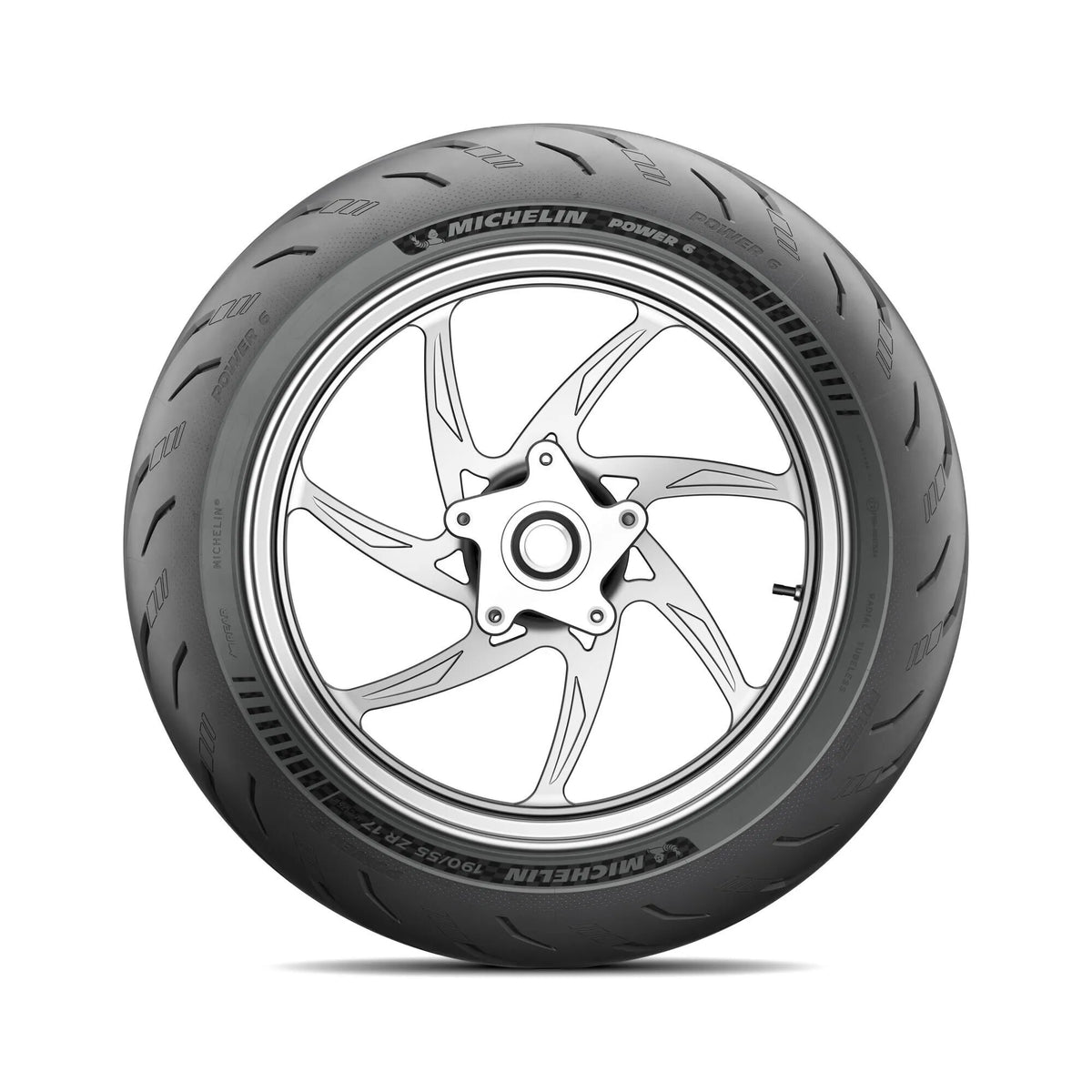 Michelin Power 6 Rear Tire - 190/50 ZR17 (73W) - TL