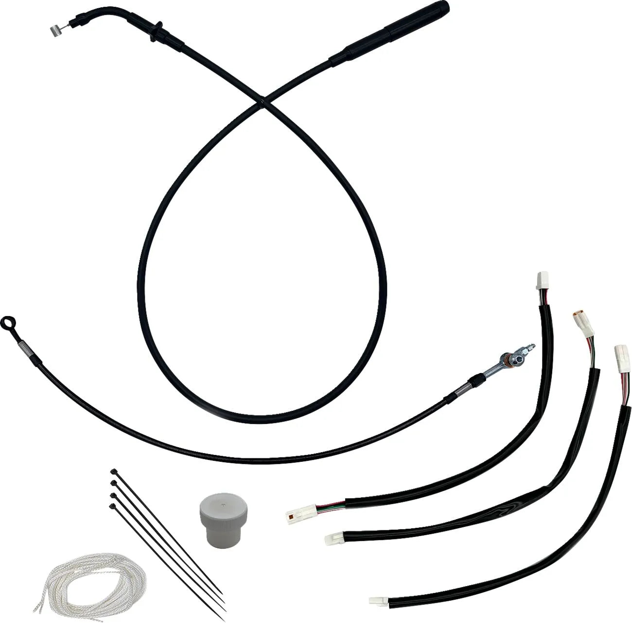 Fat Baggers Inc. EZ Install Handlebar Cable Kit for Ape Hangers