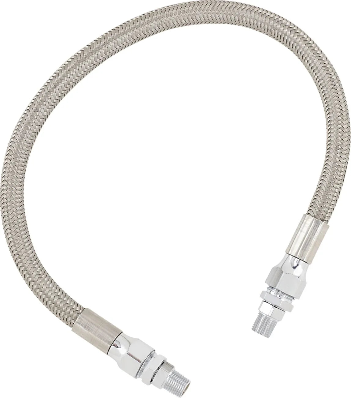 Drag Specialties Universal Stainless Steel Oil Line 16"