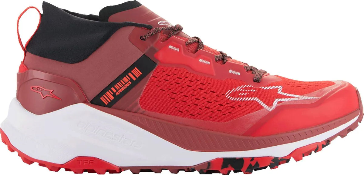 Alpinestars Meta XR V2 Shoes Brown Dark Red White