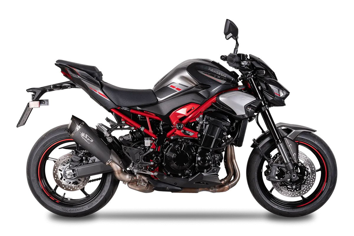 Spark KONIX EVO ECE Slip-On Muffler Black for Kawasaki Z900