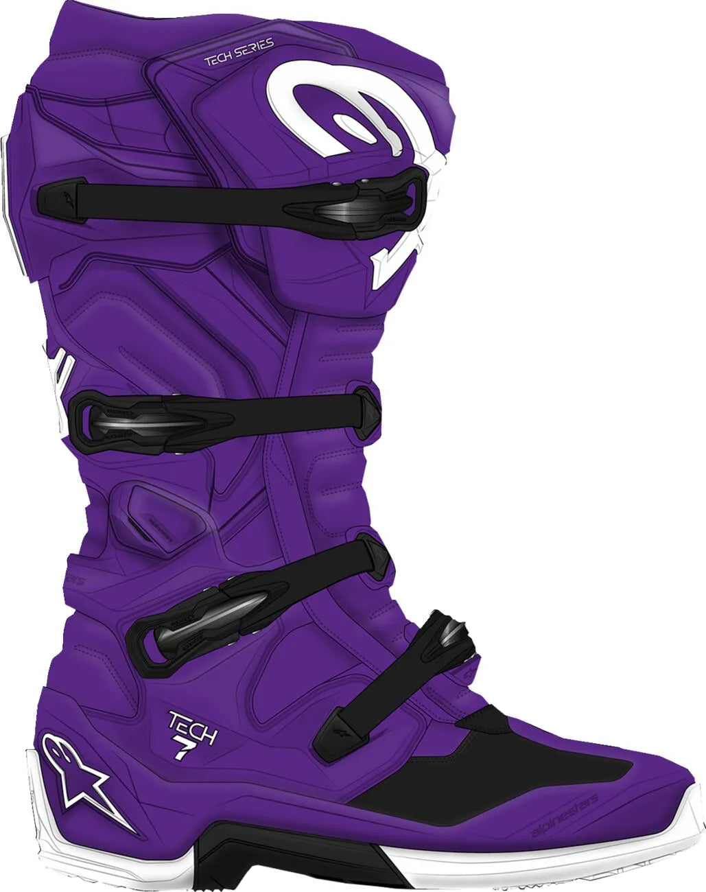 Alpinestars Tech 7 Boots Purple