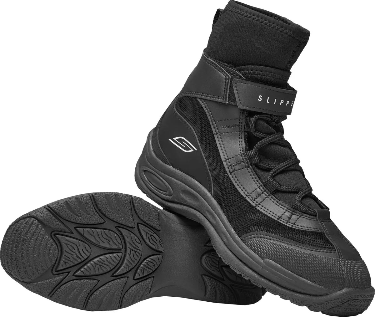Slippery Liquid Race Boots Black