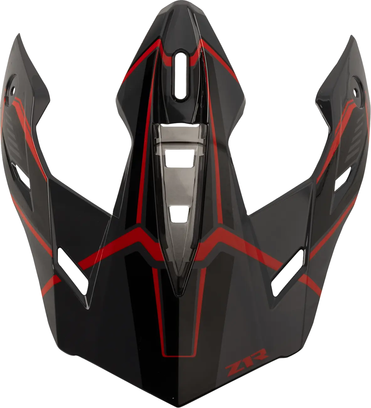 Z1R Range 2.0 Helmet Peak Voyager/Rotor Black/Red