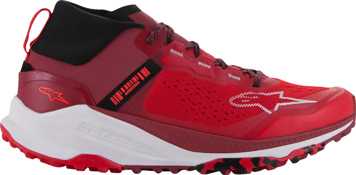 Alpinestars Meta XR V2 Shoes Brown Dark Red White