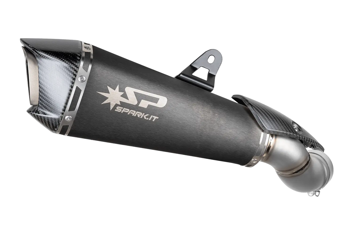 Spark KONIX EVO ECE Slip-On Muffler Black for Kawasaki Z900
