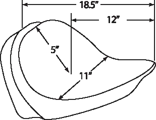 Drag Specialties Backrest Compatible Solo Seat - For Harley Davidson