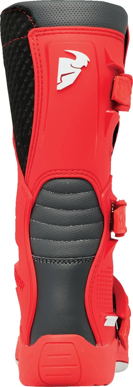 Thor Youth Blitz XR Boots Red/Charcoal