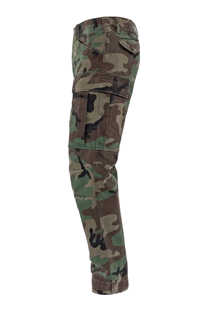 John Doe Monolayer Cargo Riding Pants Camo