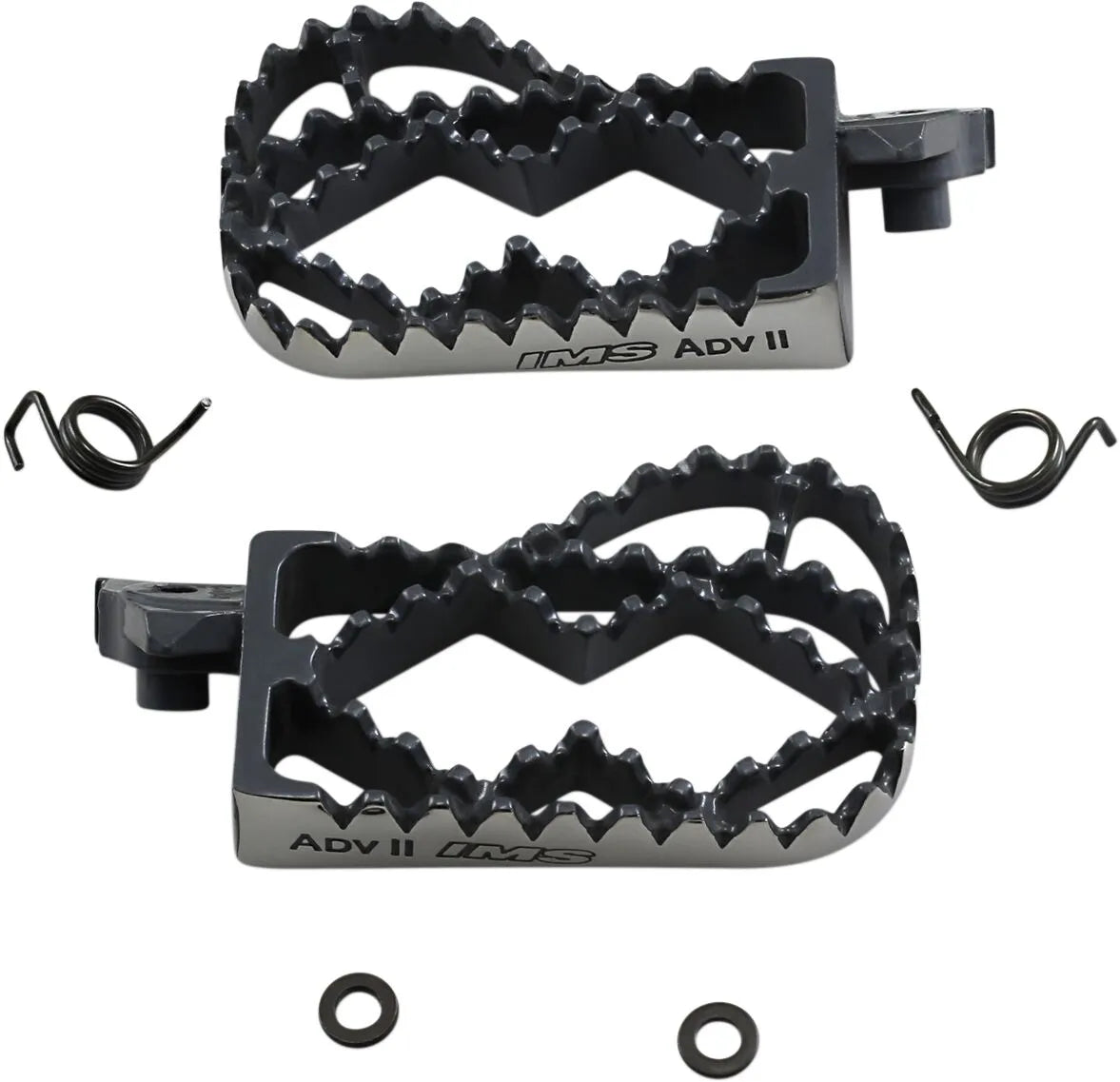Ims Adventure Series Foot Pegs - Stainless Steel