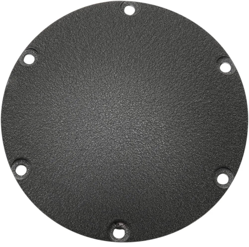 Drag Specialties Black Wrinkle 6-Hole Derby Cover