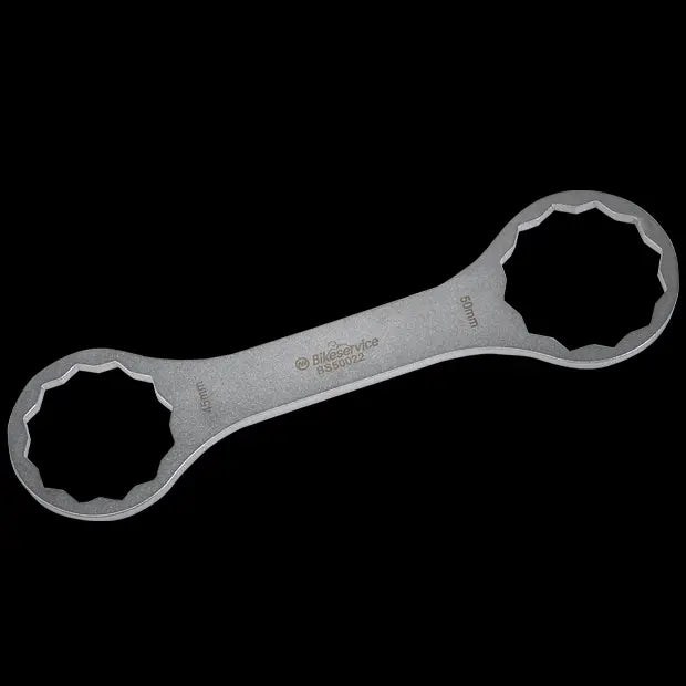 Bikeservice 45/50mm Fork Cap Wrench Silver