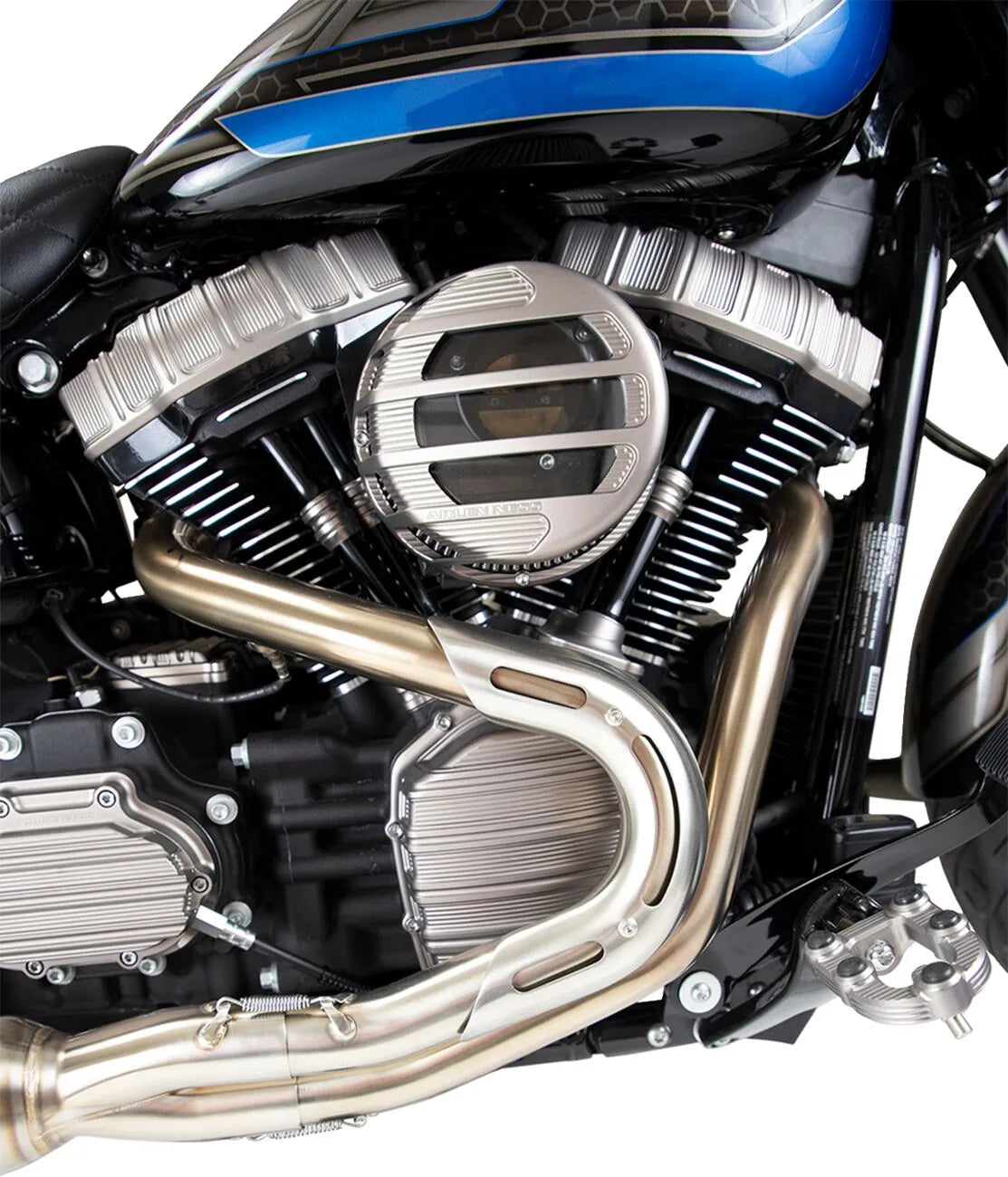 Arlen Ness 10 Gauge Rocker Box Top Covers - Titanium