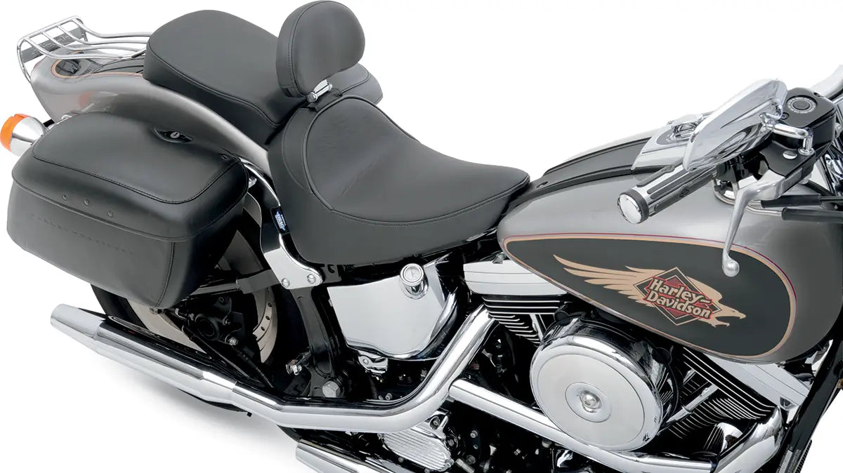Drag Specialties Backrest Compatible Solo Seat - For Harley Davidson