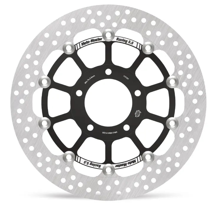 Moto-Master Halo Series Floating Racing Front Brake Disc Black