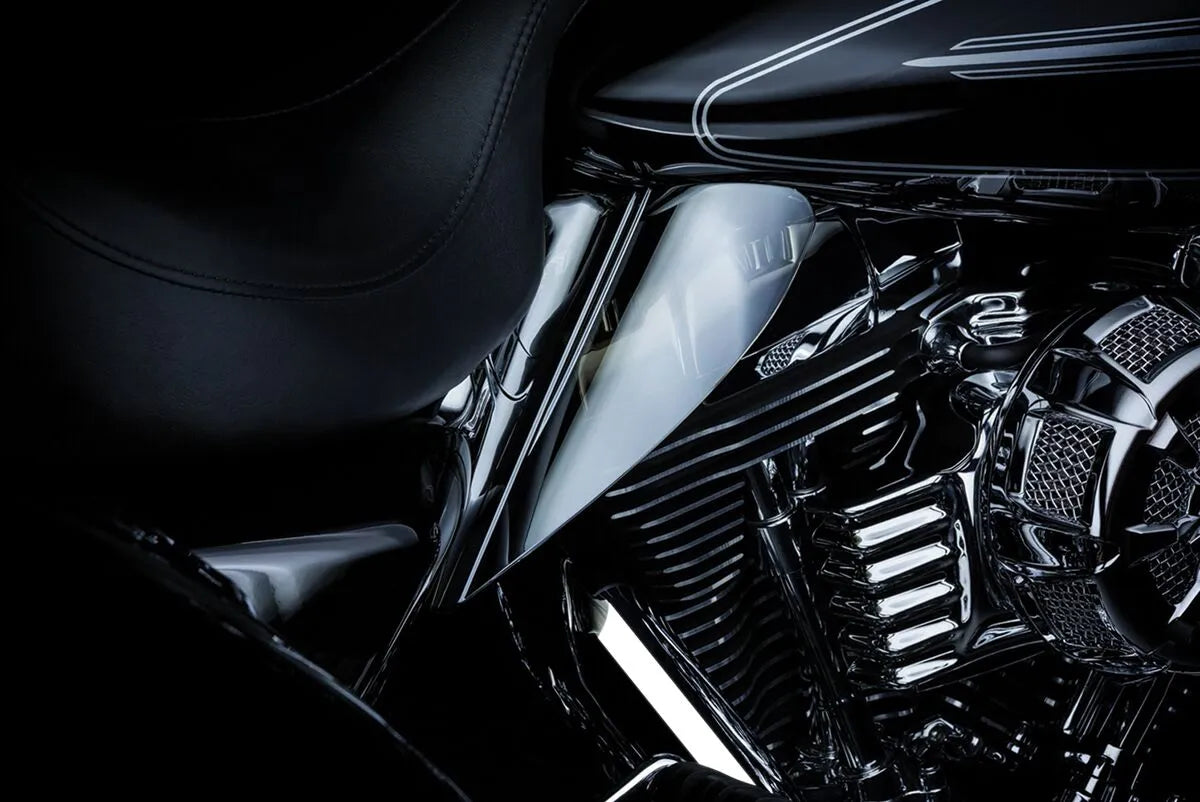 Kuryakyn Saddle Shields - Reflective Smoke Tint