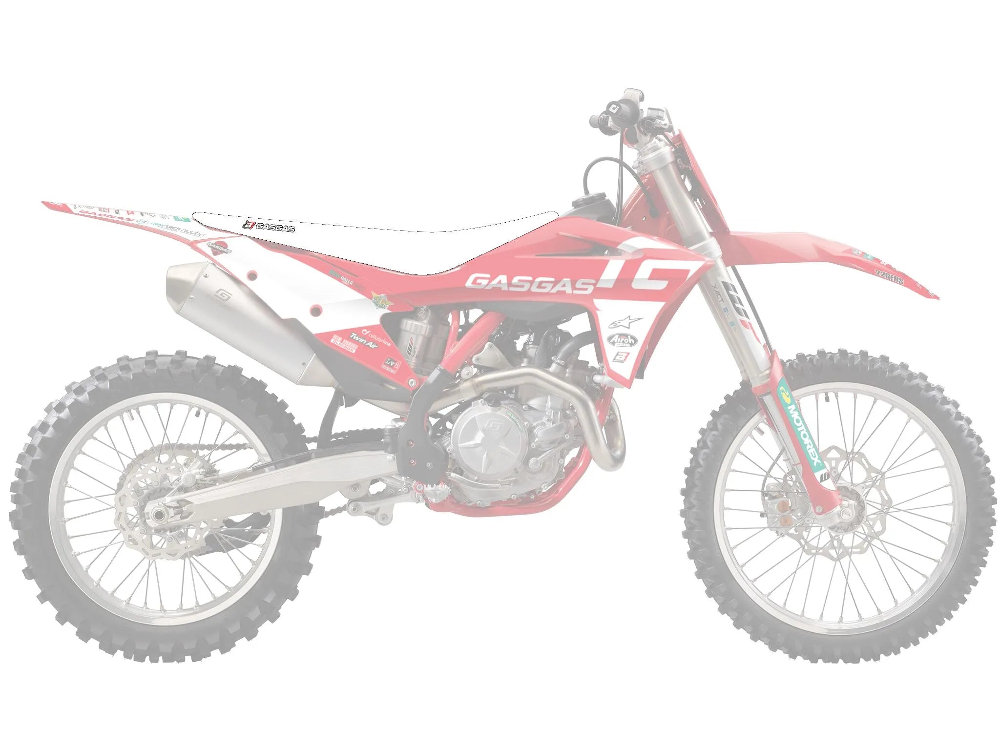 Blackbird Racing Complete Seat - Black - For GAS GAS