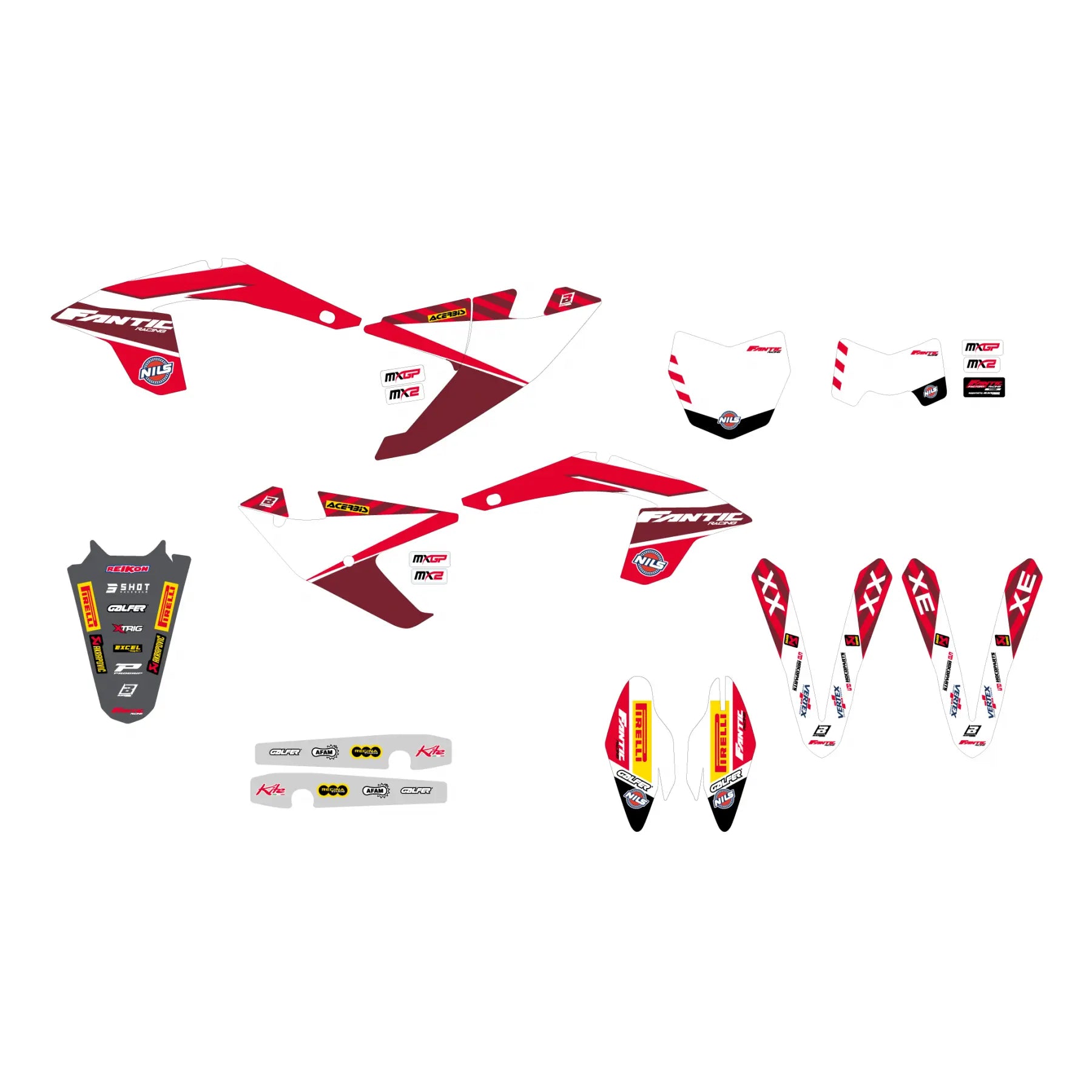 Blackbird Racing Factory Grafik Sticker Kit Complete