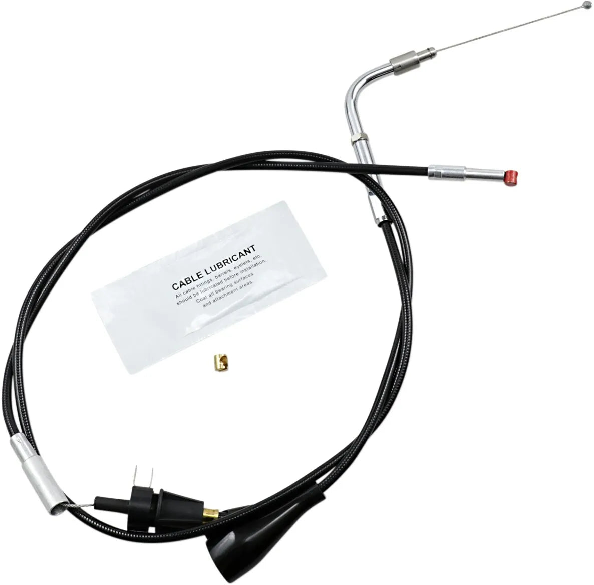 Barnett Black Vinyl Throttle/Idle Cable for Motorcycles
