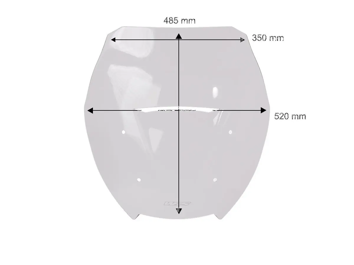 WRS Windscreen Intermedio Smoke 1.3cm Lower for Forza 750