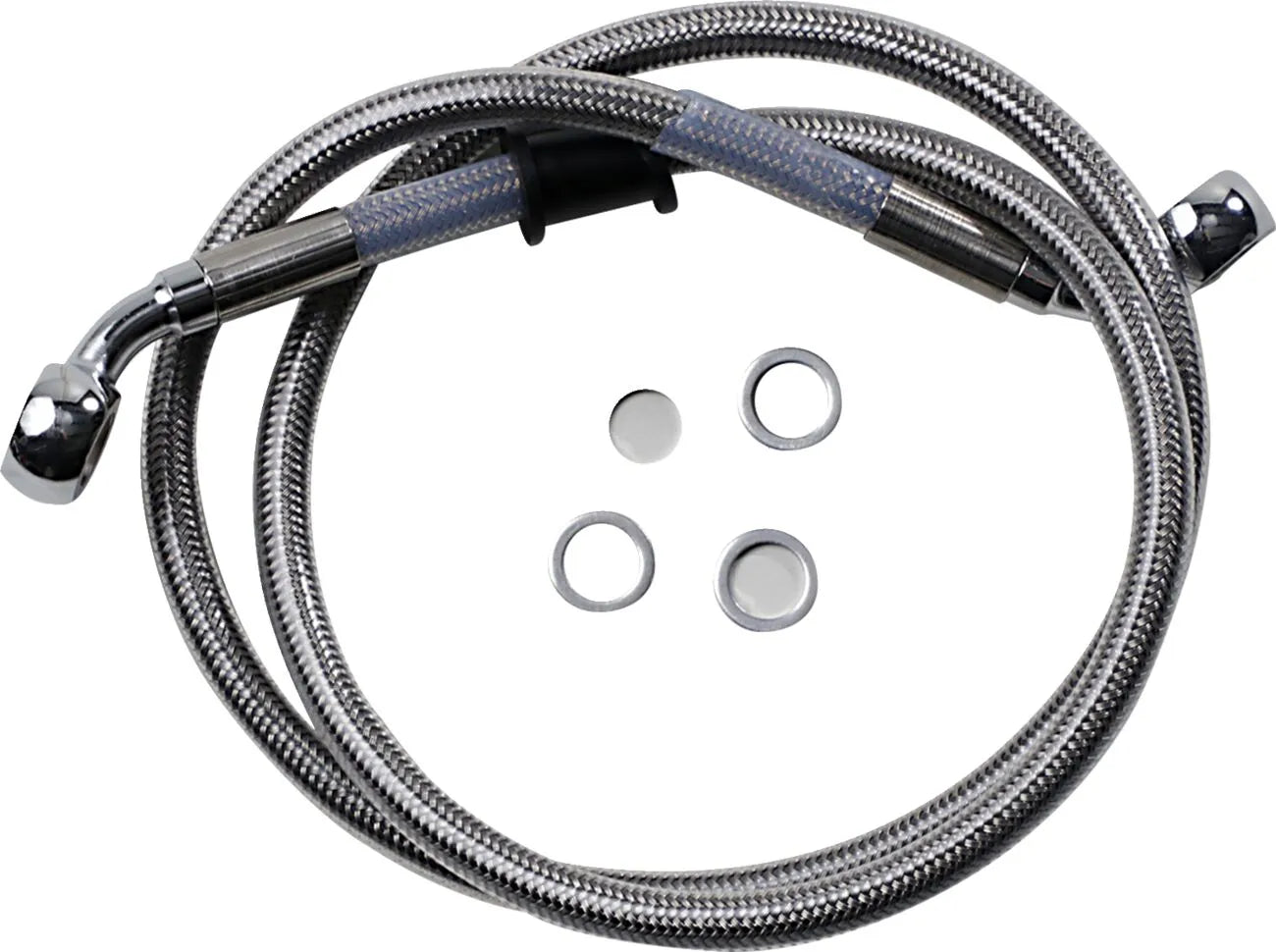 Drag Specialties Stainless Steel Brake Line Kit Front Upper