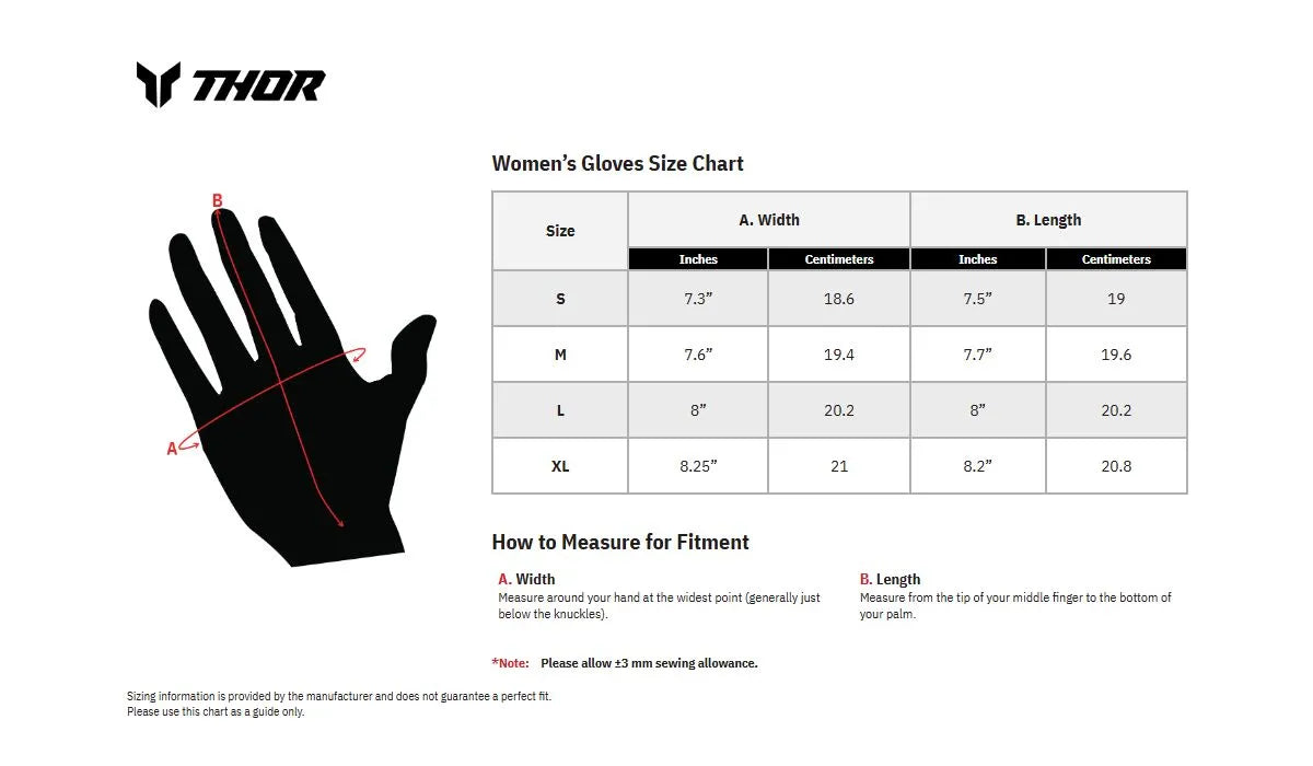 Thor Women's Sportmode Cheetah Gloves - Black/Orange/Tan