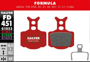 Galfer G1851 Advanced Brake Pads for Formula Brakes