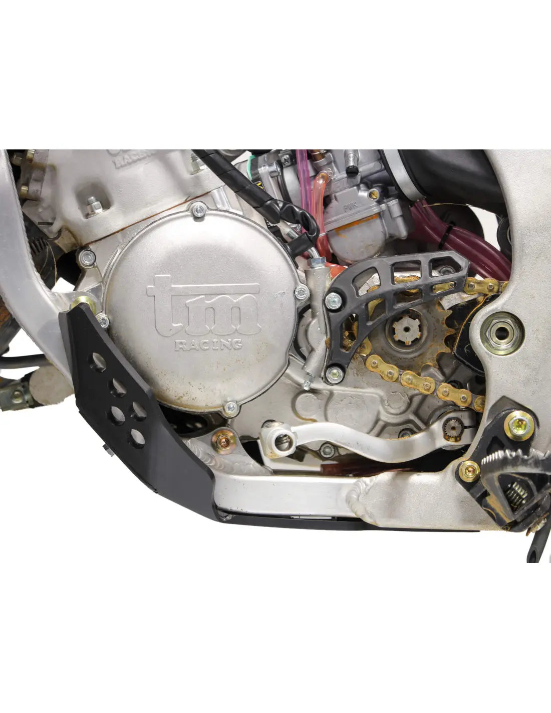 Axp Racing Skid Plate 6mm Black for TM Racing MX 85