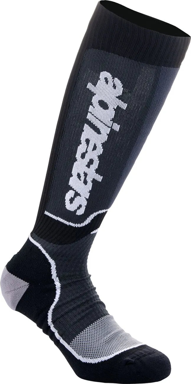 Alpinestars MX Plus Youth Socks Black White