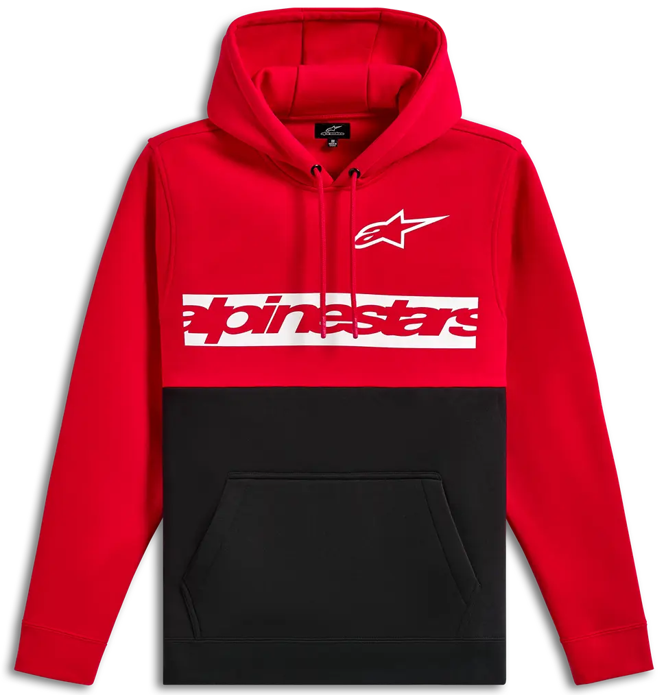 Alpinestars Parallel Pullover Hoodie Red/Black