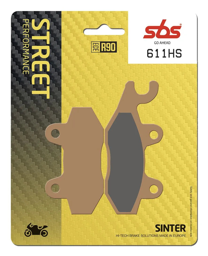 Sbs Hs Street Excel Sintered Klocki Hamulcowe Przód - Przód i Tył