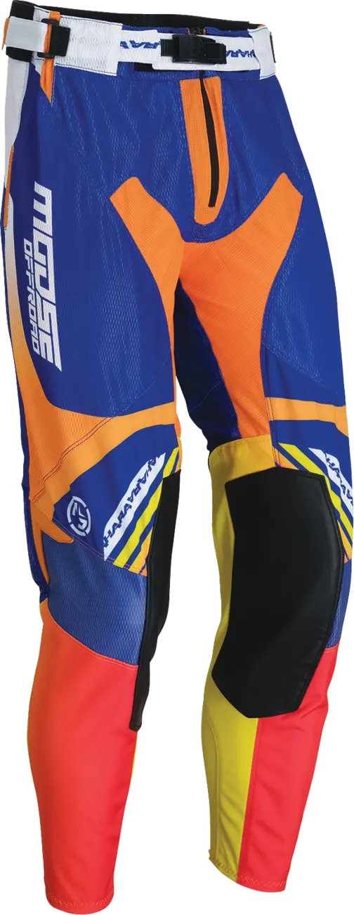Moose Offroad Sahara Pants Blue/Orange Slim