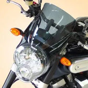 Bullster Windscreen - Naked Bike - Black Smoke