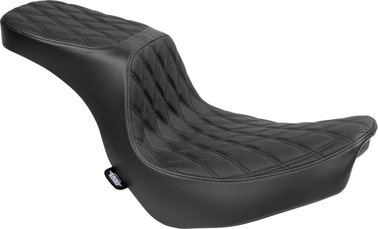 Drag Specialties Performance Predator 2-up Seat - For Harley Davidson