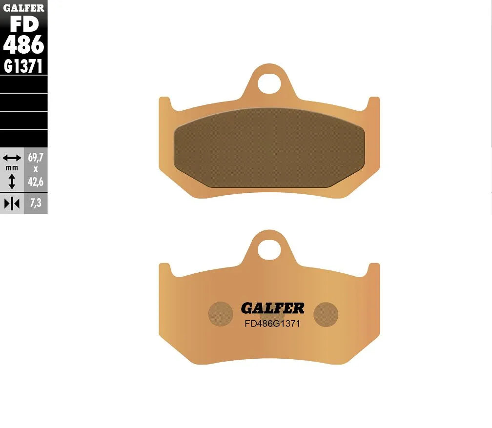Galfer Hh Sintered Brake Pads - High Performance - Rear