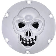 Drag Specialties Chrome 3-D Skull Derby Cover