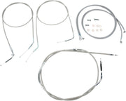 BARON Stainless Handlebar Cable/Line Kit for 18"-20" Handlebars