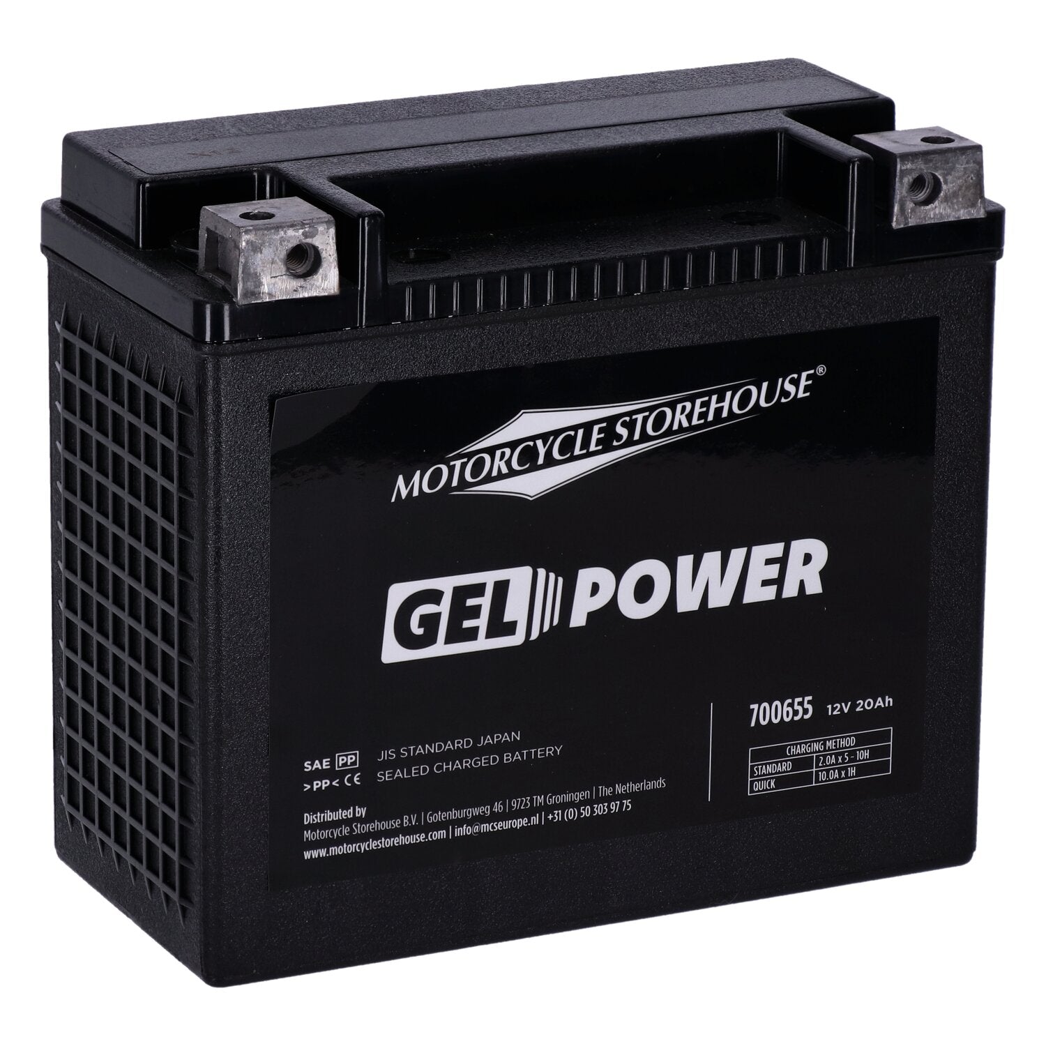MCS Nano Series sealed GEL battery - 12V 20Ah 360CCA