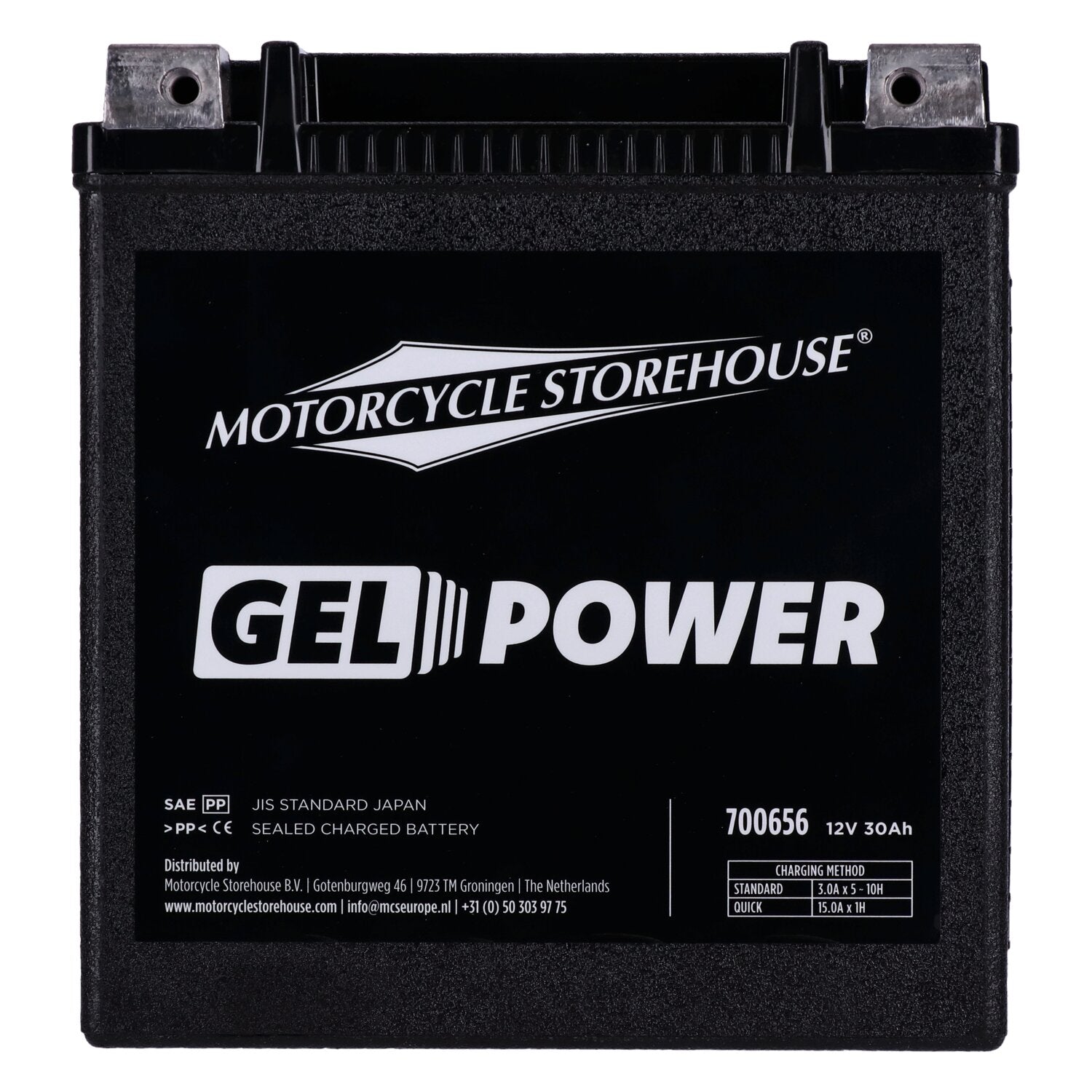 MCS Nano Series sealed GEL battery - 12V 30Ah 416CCA