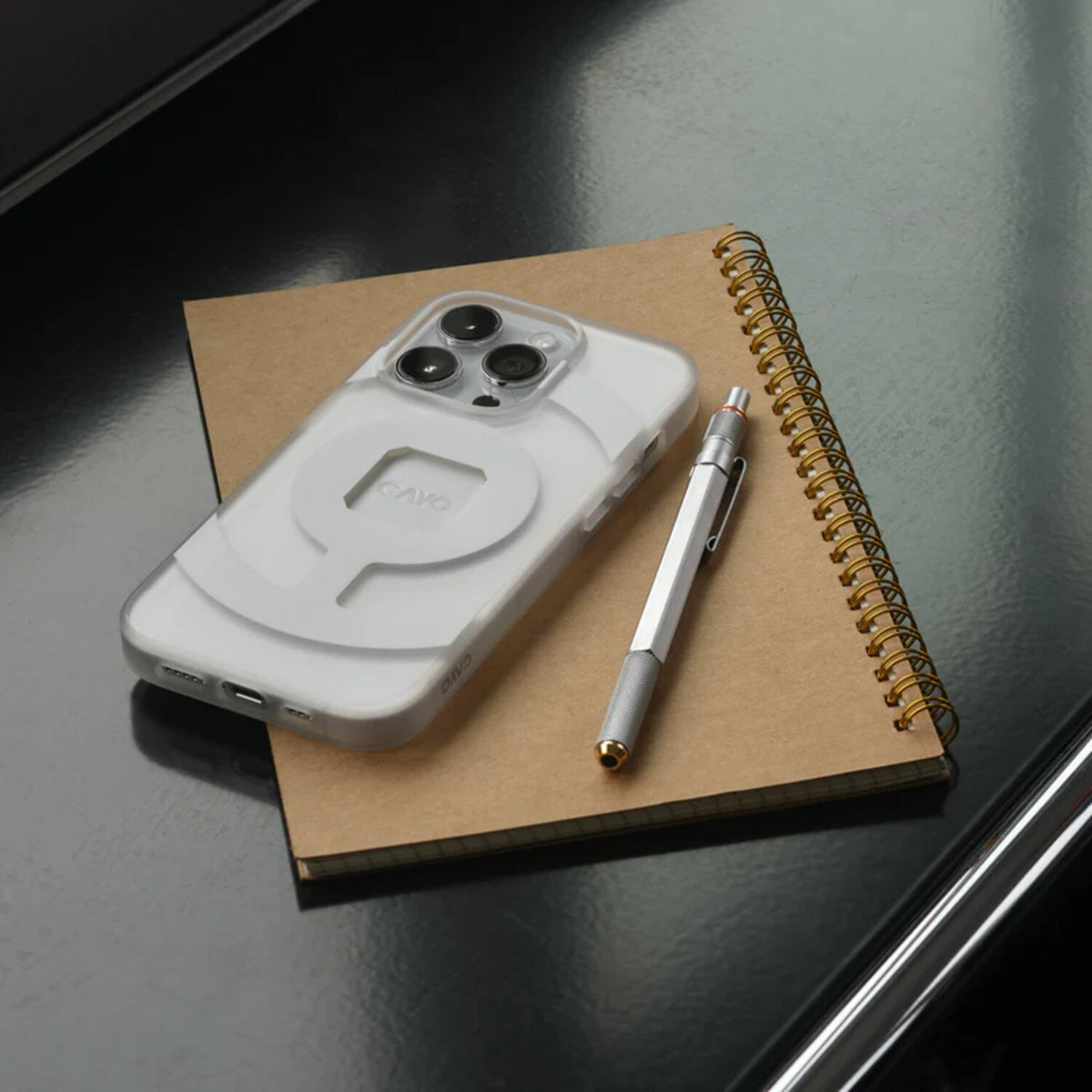 Cayo phone.dokk - iPhone 15 Pro - Clear / white