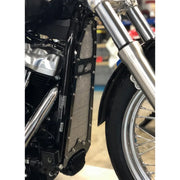 Bare Knuckle Performance M8 Softail oil cooler cover guard