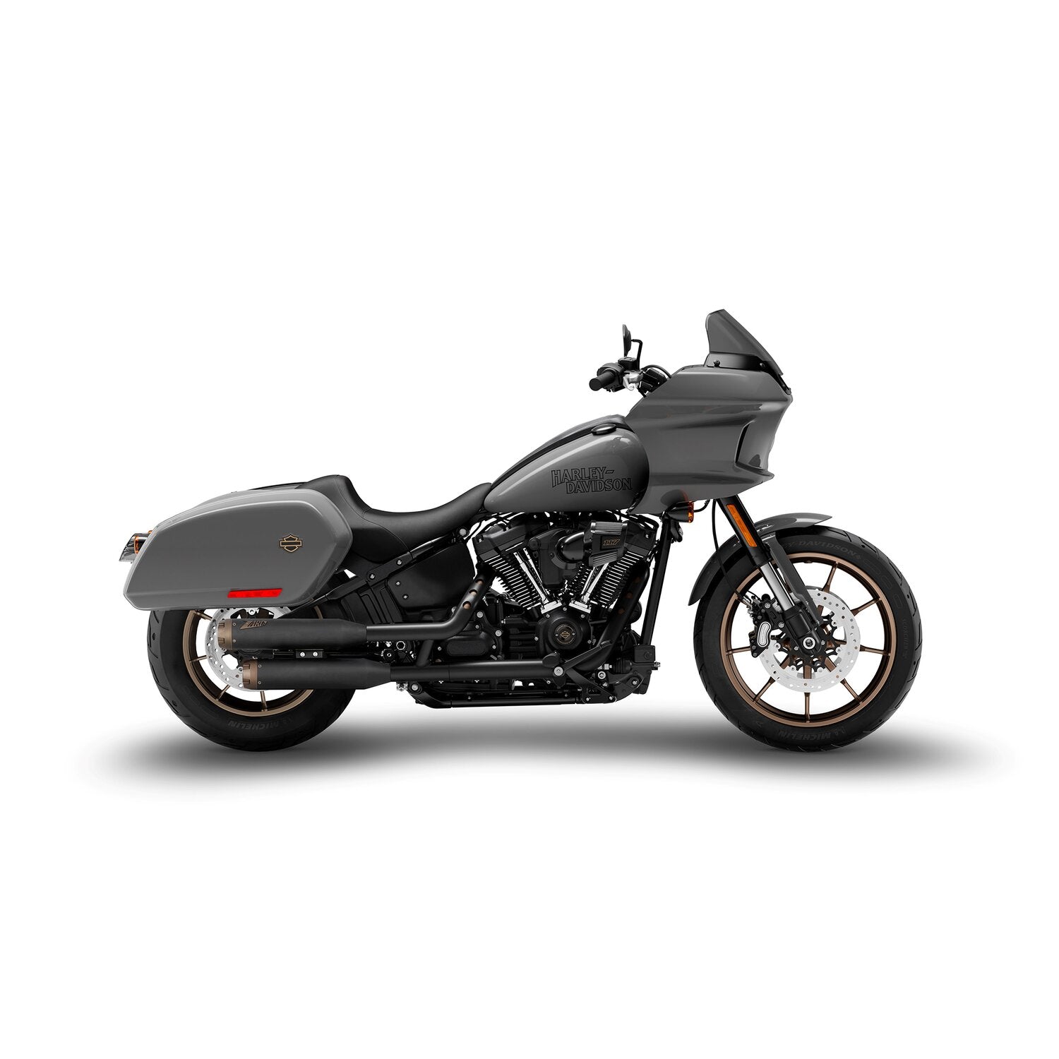 Zard 'Overlapped' 2-2 slip-on mufflers - Black / Bronze