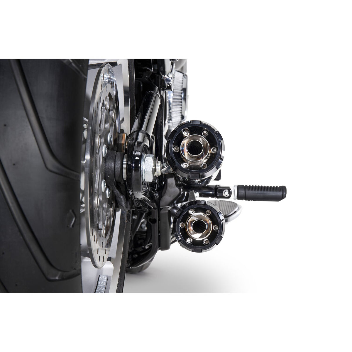 Zard 'Overlapped' 2-2 slip-on mufflers - Satin