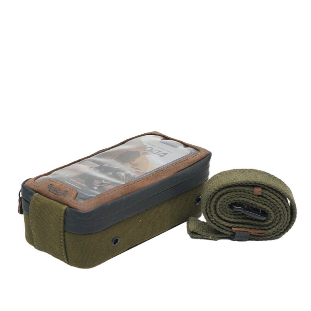 Trip Machine Navigator Case green/brown