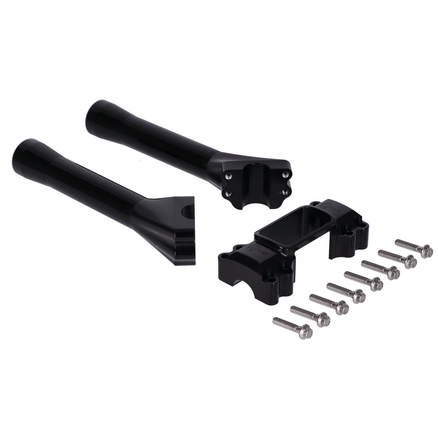 Indian Larry Motorcycles Indian Larry M8 Softail BK Brawler risers 8" - Black