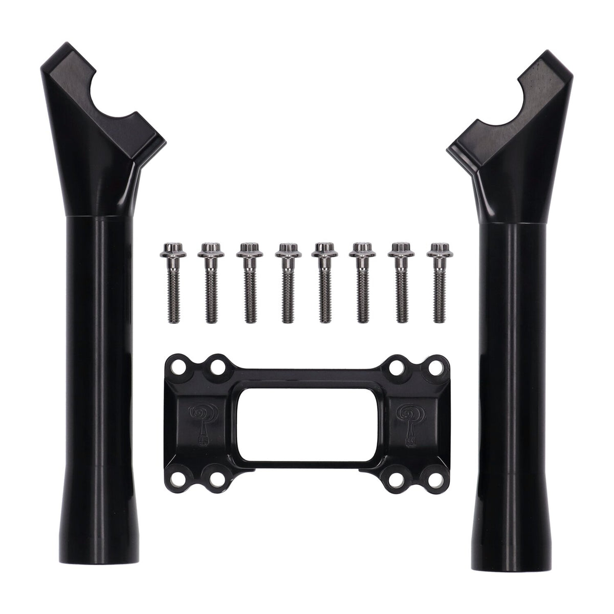Indian Larry Motorcycles Indian Larry M8 Softail BK Brawler risers 8" - Black