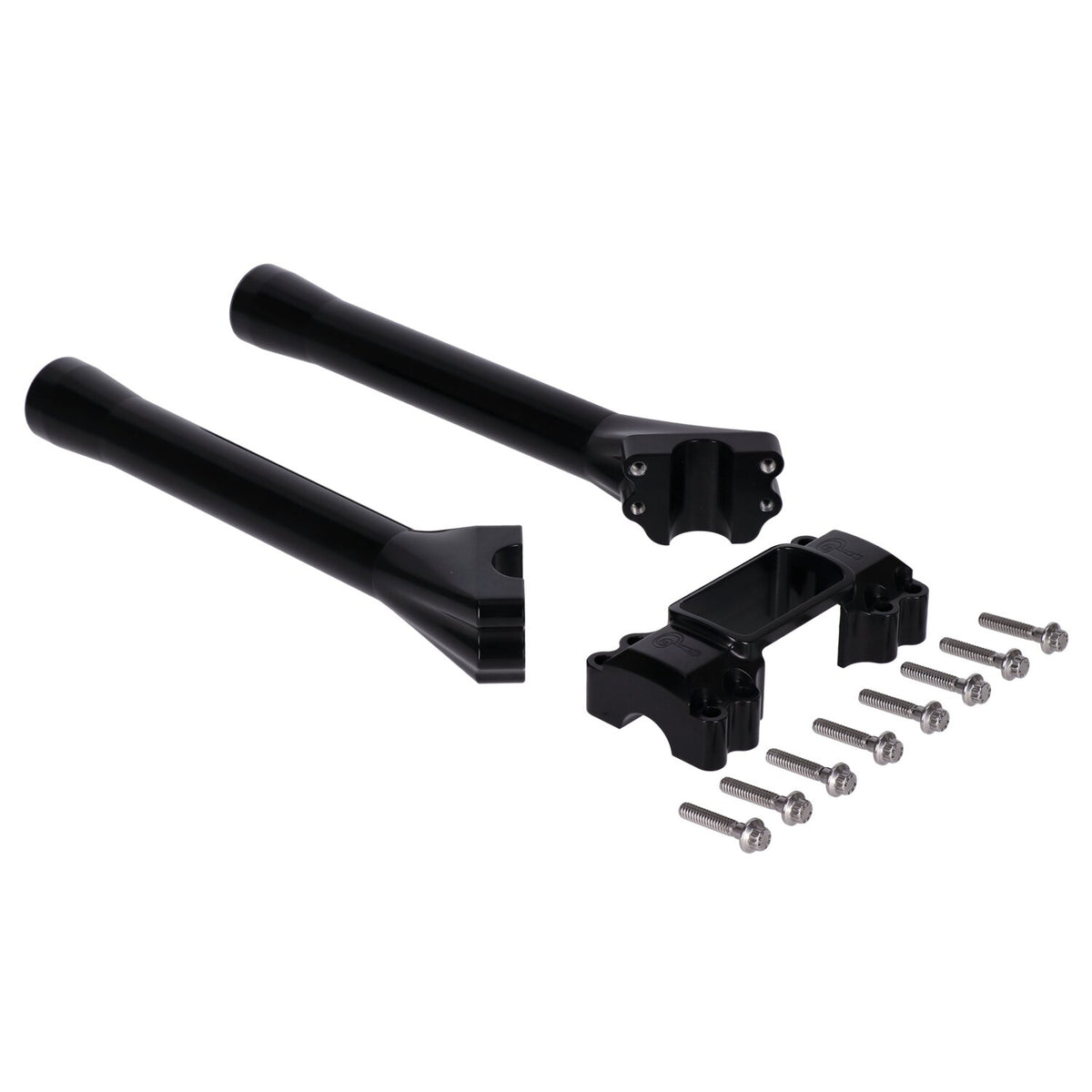 Indian Larry Motorcycles Indian Larry M8 Softail BK Brawler risers 10" - Black