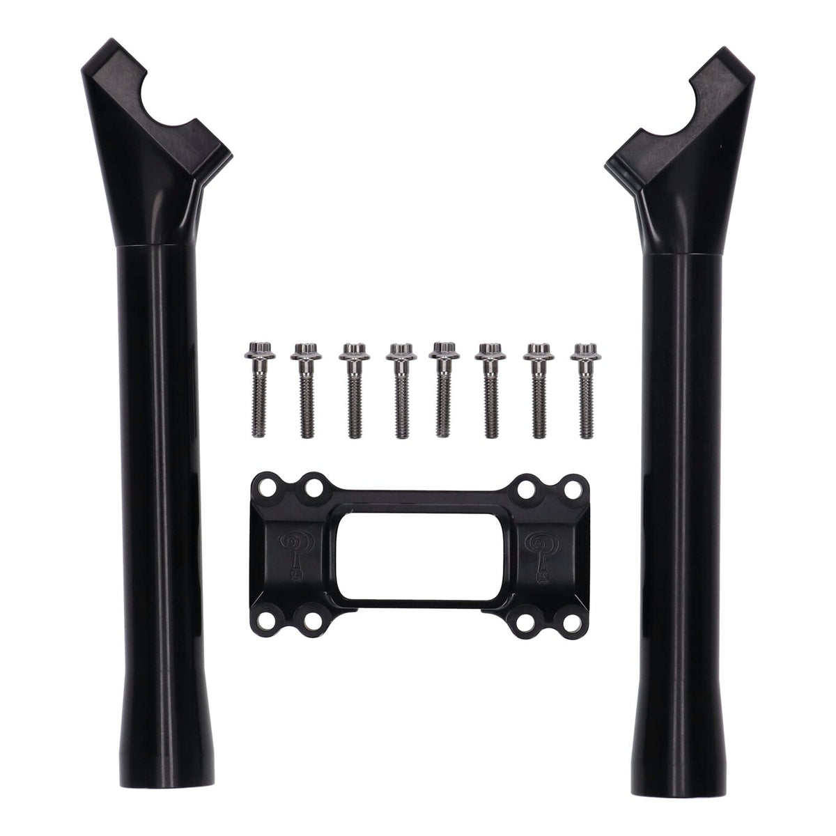 Indian Larry Motorcycles Indian Larry M8 Softail BK Brawler risers 10" - Black