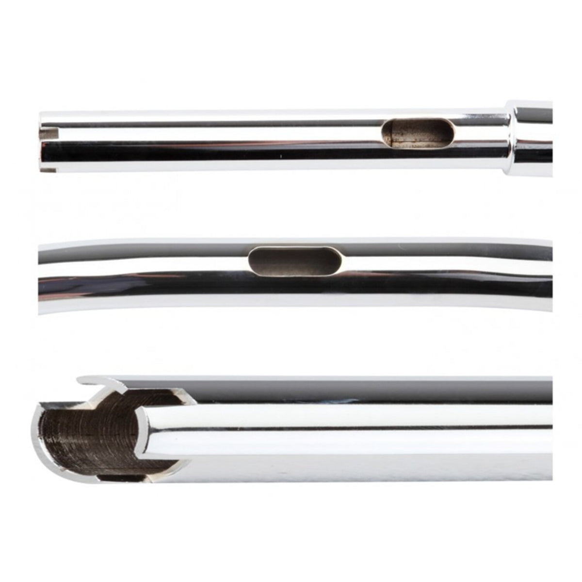 Fehling CRC Fehling 1-1/4" Fat Apehanger - 3 hole - 31cm high - Chrome
